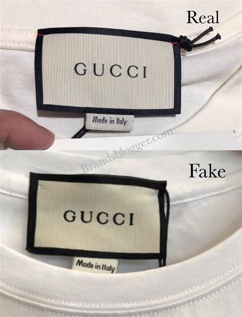 gucci fake shirt|how to check gucci t shirt.